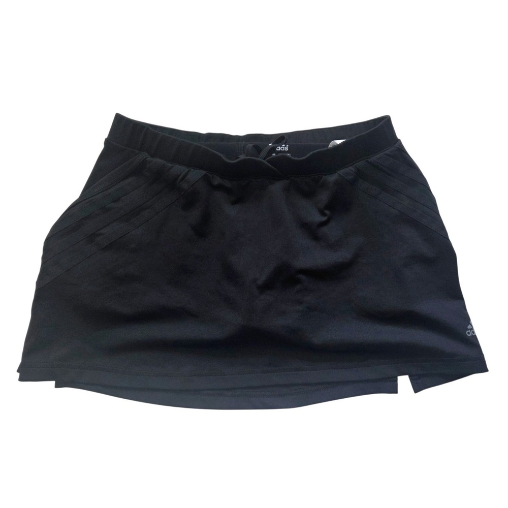 Adidas Black Climalite Tennis Skirt Skort Shorts 2-in-1 Lined Women's Size S